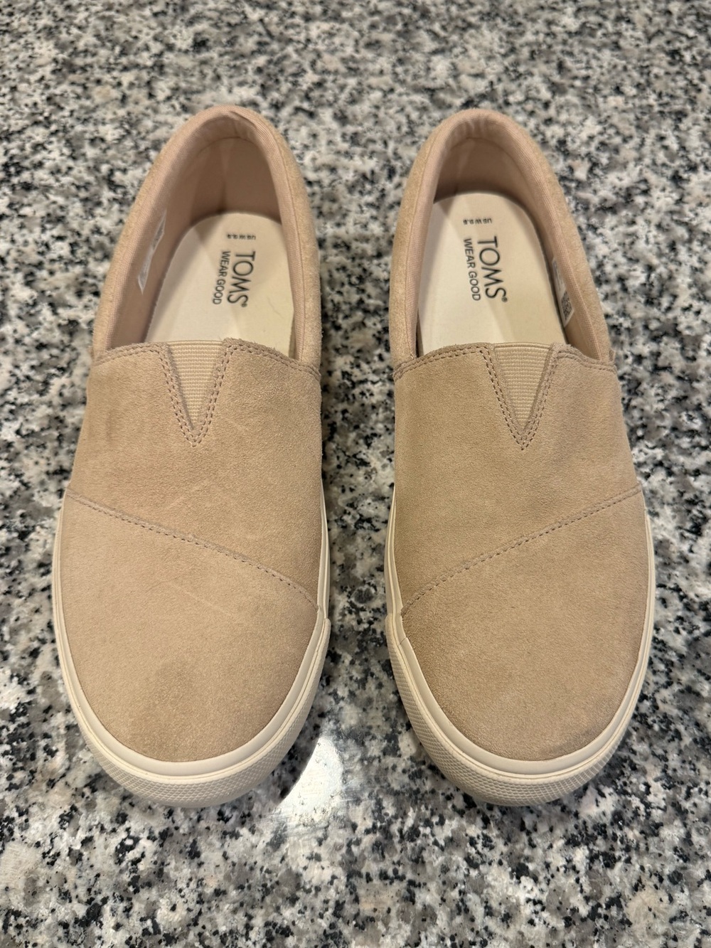 Toms Women's Fenix Slip-On Platform Sneakers, Oatmeal Suede